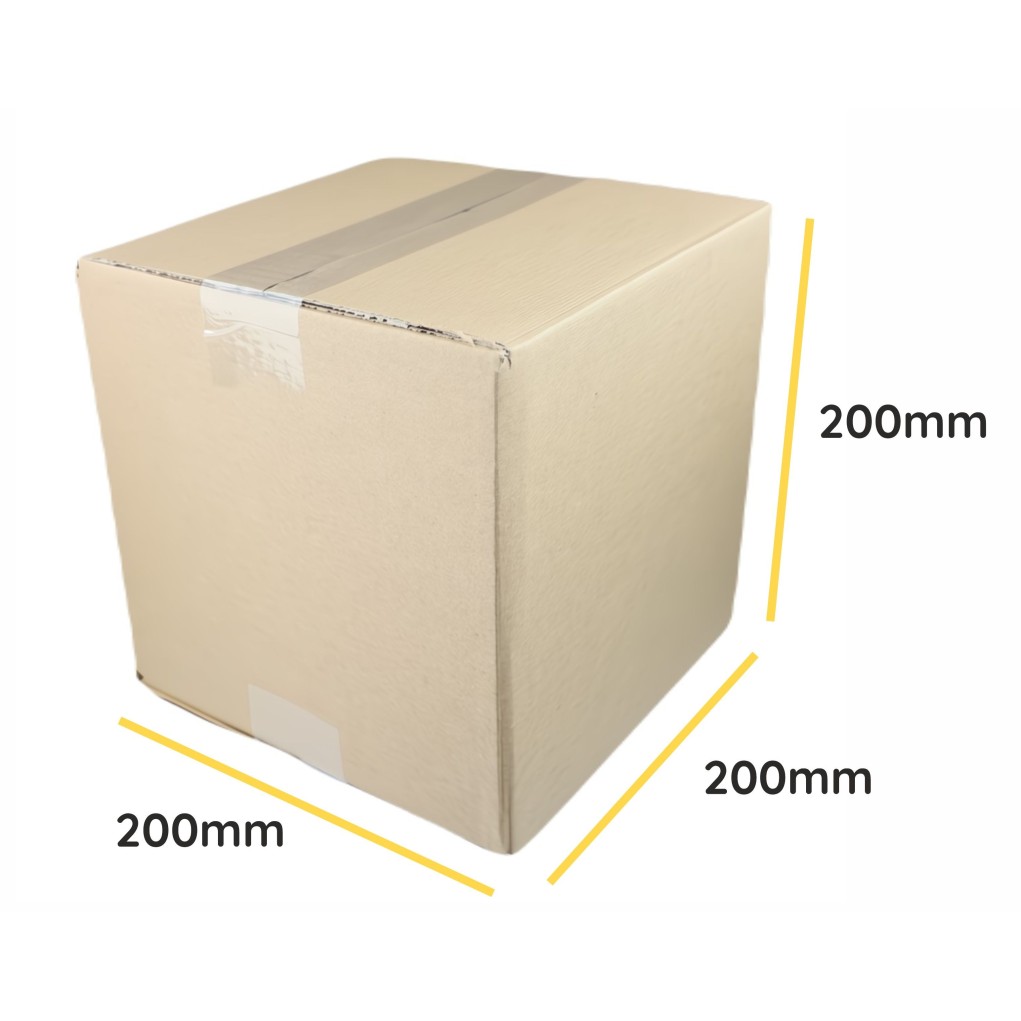 Brown flap cardboard K170 200x200x200