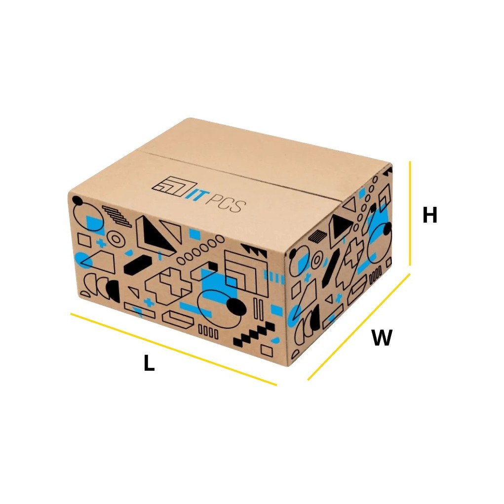 Cajas americanas Fefco 201 a medida impresas