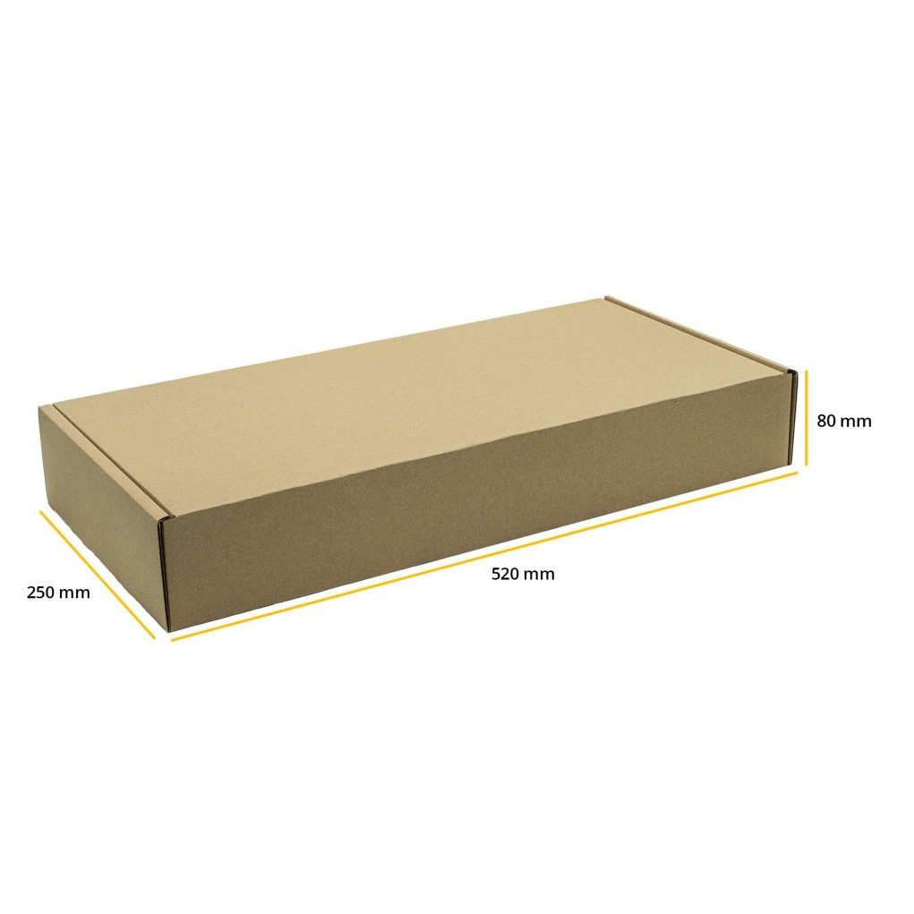 Braune stilvolle Box D85 520x250x80