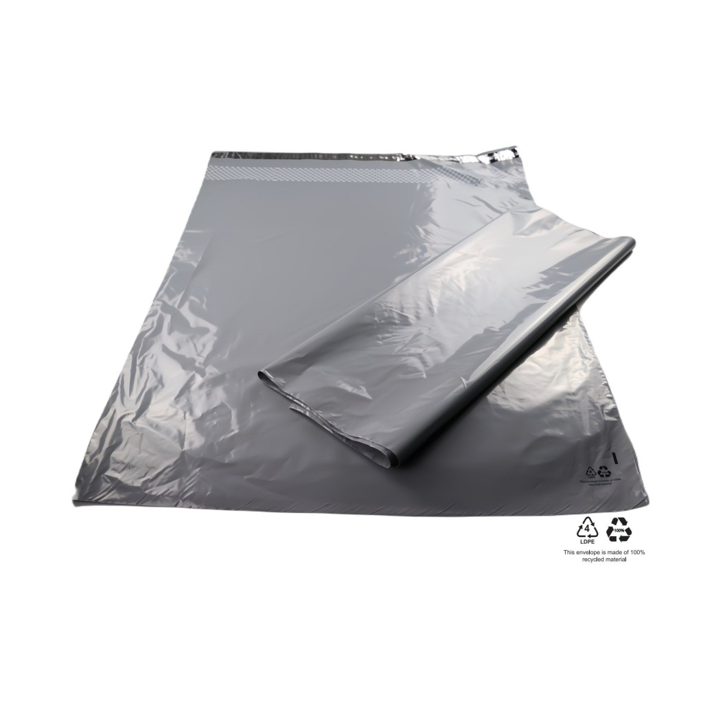 Enveloppe de courrier gris Foliopak I11 590x750 100% recyclage