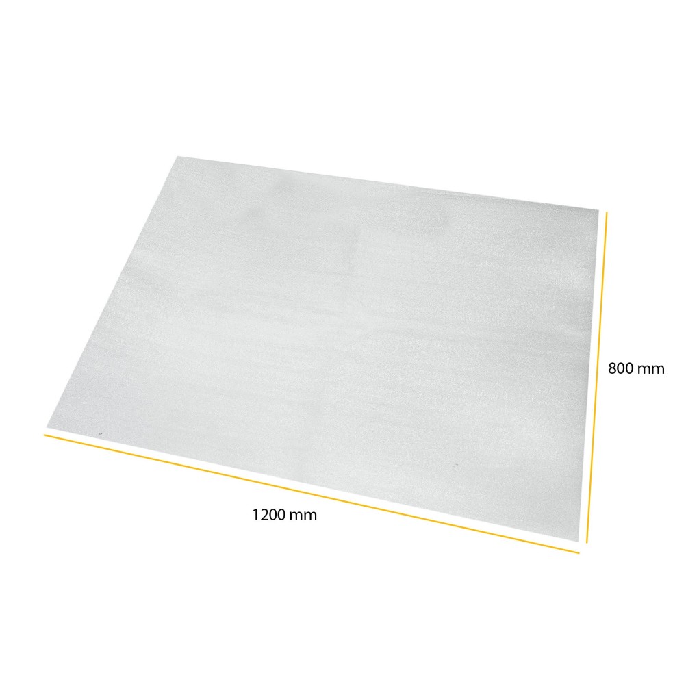 Intercale blanche en mousse PE 800x1200x0.8