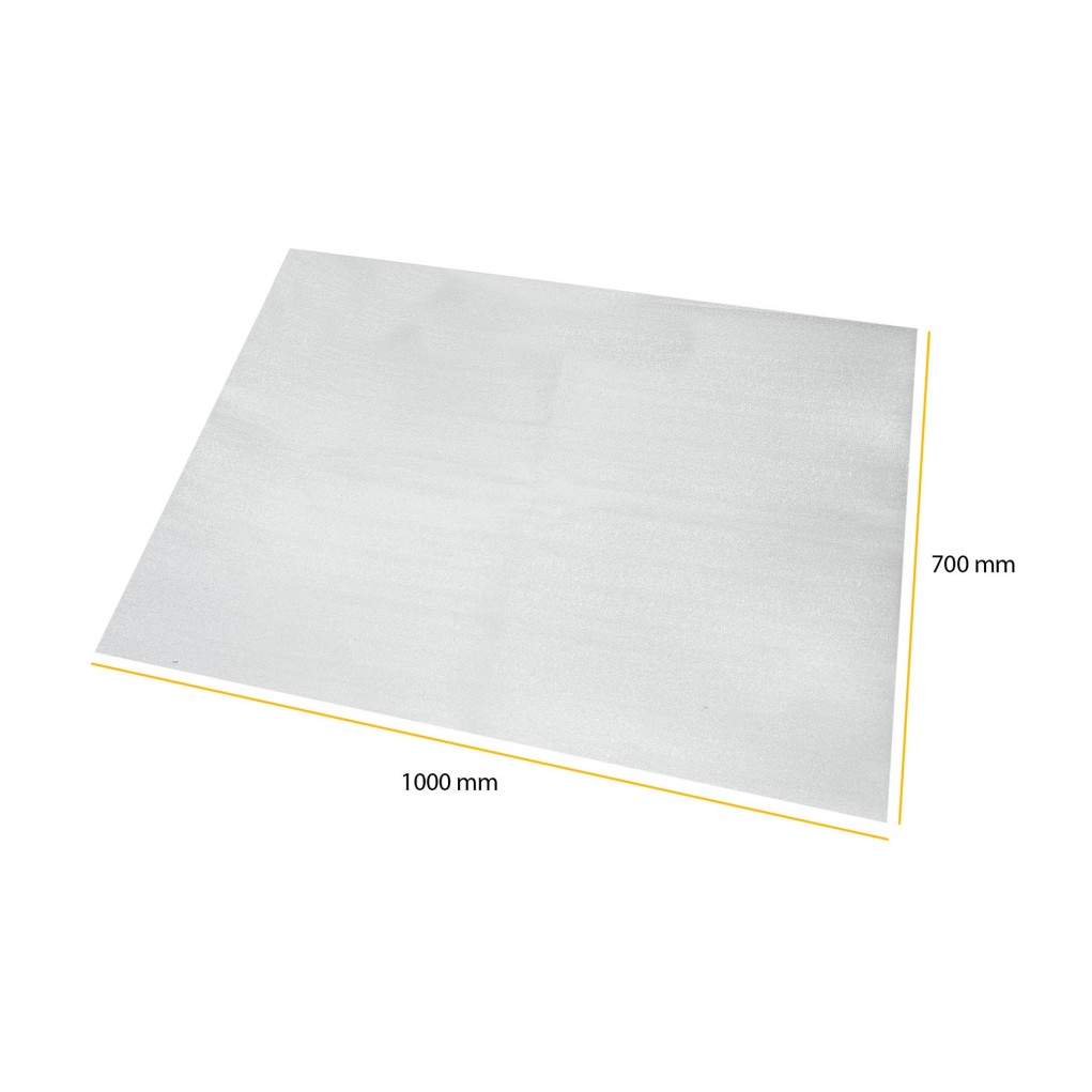 Plaque blanche en mousse PE 700x1000x0.8