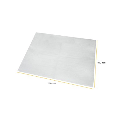 Hvid PE-skumindsats 600x400x0.8 Hvid PE-skumindsats 600x400x0.8