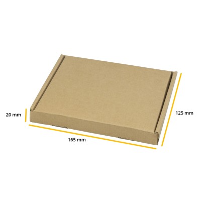 Scatola postale piatta GBK01 165x125x20