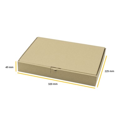 Flat postal box MAXI MBK02 320x225x49 Flat postal box MAXI MBK02 320x225x49