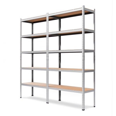 Metal shelves