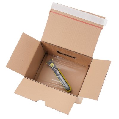 Shipping packages with protective foil