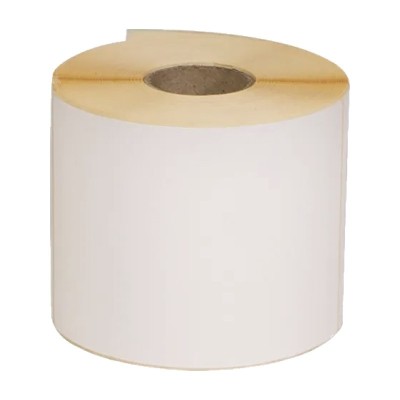 Self-adhesive labels on a roll