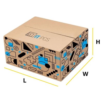 Cajas de cartón a medida con solapa e impresión