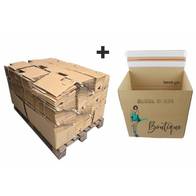 Sendbackbox shipping boxes with print