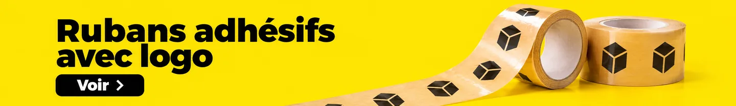 Rubans adhésifs avec logo