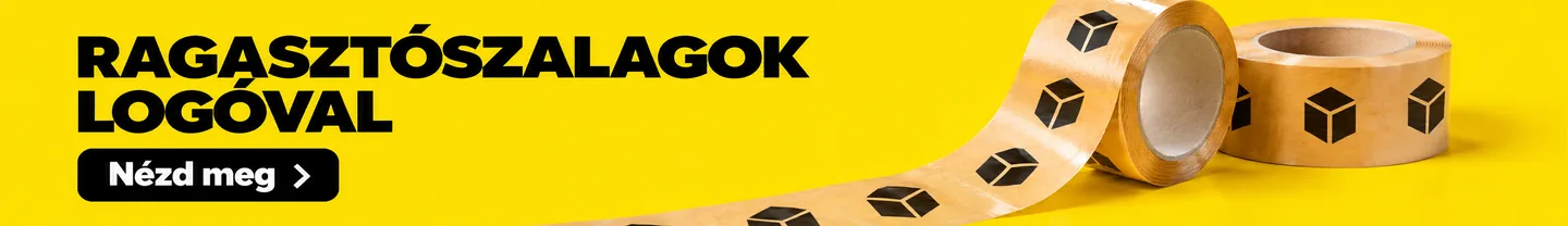 Ragasztószalagok logóval