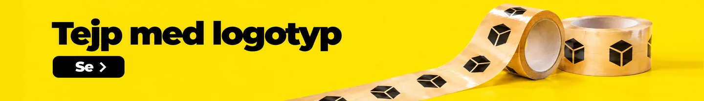 Tejp med logotyp